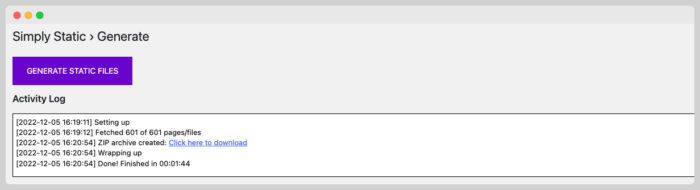 Simply Static Headless WordPress