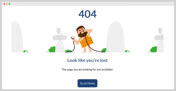404 Page using Plain HTML and CSS