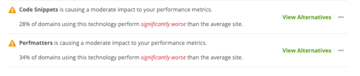 Code Snippets and Perfmatters trashed by Ezoic